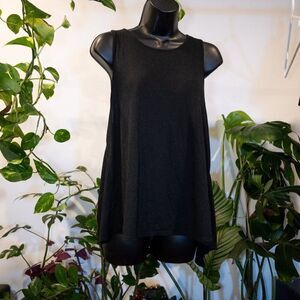 Mossimo Supply Co. Black Athleticwear Tank, Open Back, Size M